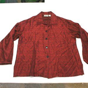 Chico's Design Women’s blouse Size 1 Long Sleeve